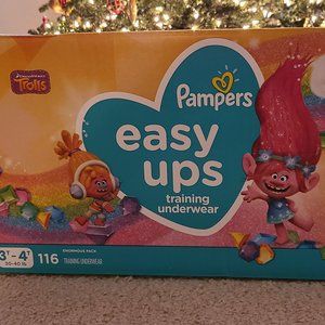 pampers easy ups girls 3T-4T 116ct